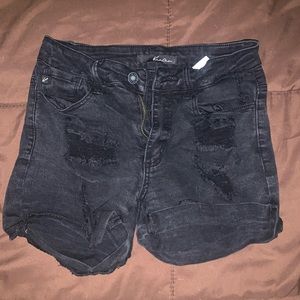 Black Kancan shorts